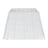Square Rattan Christmas Tree Skirt - White