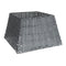 Square Rattan Christmas Tree Skirt - Grey