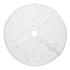 90cm Snowflake Christmas Tree Skirt - White