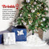 120cm Snowflake Christmas Tree Skirt - White