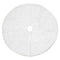 90cm Faux Fur Christmas Tree Skirt - White