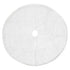 90cm Faux Fur Christmas Tree Skirt - White