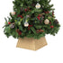 Square Rattan Christmas Tree Skirt - Natural