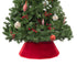 Diamond Velvet Christmas Tree Skirt - Red