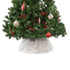 Diamond Velvet Christmas Tree Skirt - White Marble