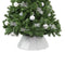 Diamond Glossy Christmas Tree Skirt - Silver
