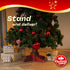 Premium Christmas Tree Stand 1L Water Reservoir & Adjustable Screws - Red