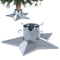 Christmas Village Premium Christmas Tree Stand Star Shape - Silver