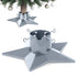 Christmas Village Premium Christmas Tree Stand Star Shape - Silver