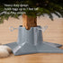 Christmas Village Premium Christmas Tree Stand Star Shape - Silver