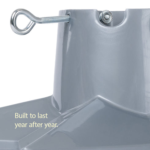 Christmas Village Premium Christmas Tree Stand Star Shape - Silver