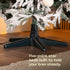 Christmas Village Electric Rotating Christmas Tree Stand Base - Fits Trees up to 7ft - Green