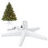 Christmas Village Electric Rotating Christmas Tree Stand Base - Fits Trees up to 7ft - White