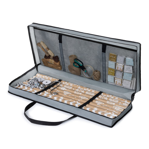 Wrapping Paper Storage Bag - Grey