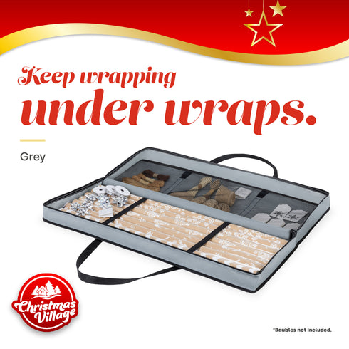 Wrapping Paper Storage Bag - Grey