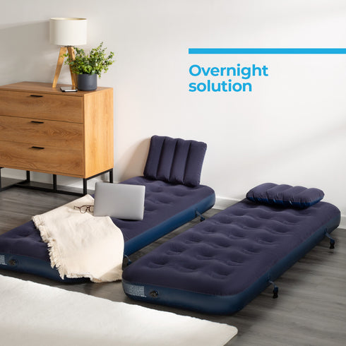 2-in-1 Air Bed with Hand Pump