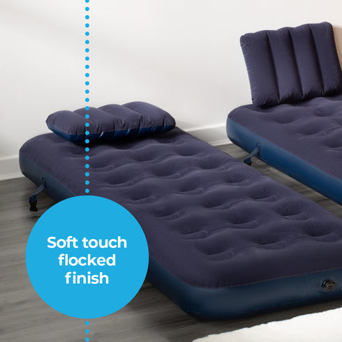 2-in-1 Air Bed with Hand Pump