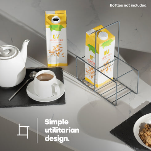 Wire Milk Bottle Holder - 2 BTL