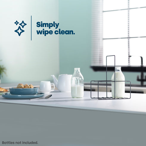 Wire Milk Bottle Holder - 2 BTL