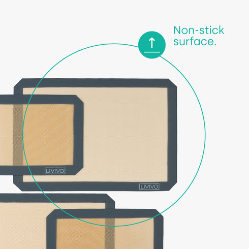 Reusable Baking Mats, Set of 4