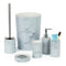 Bamboo Bathroom Set - White Marble