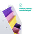 Childrens Toy Storage with Bookshelves - Confetti