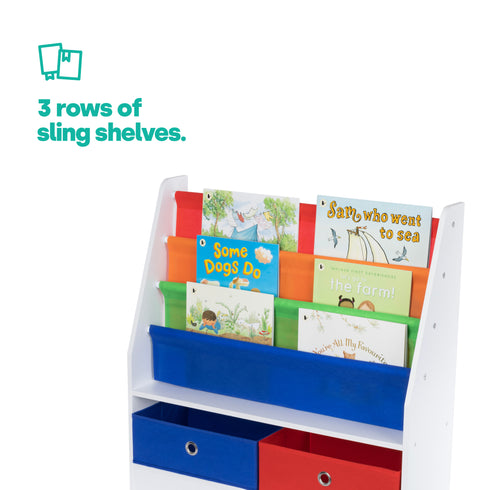 Childrens Bookcase & Storage - Rainbow