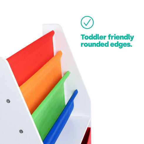 Childrens Bookcase & Storage - Rainbow