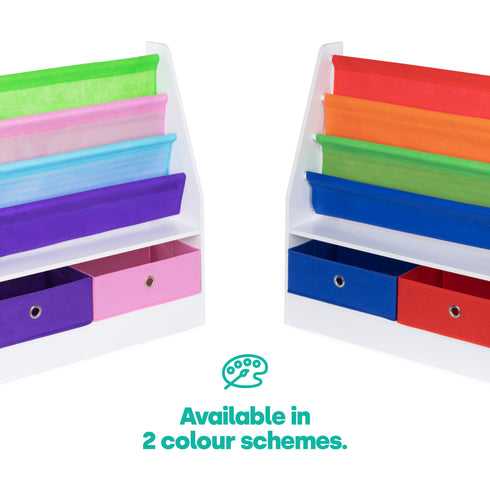 Childrens Bookcase & Storage - Rainbow
