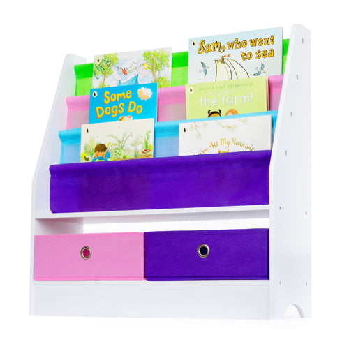 Childrens Bookcase & Storage - Confetti