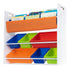 Jumbo Childrens Toy Storage with Bookshelves - Rainbow