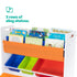 Jumbo Childrens Toy Storage with Bookshelves - Rainbow