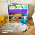 Jumbo Childrens Toy Storage with Bookshelves - Confetti