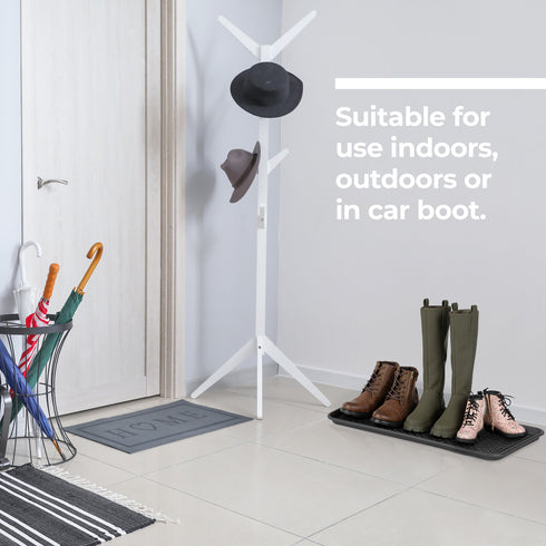 Set of 2 Boot Tray - Black