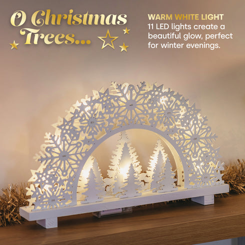 11 LED Christmas Candle Bridge