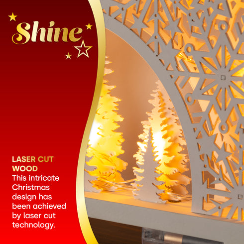 11 LED Christmas Candle Bridge