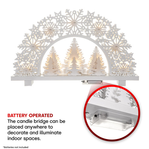 11 LED Christmas Candle Bridge