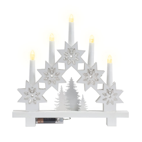 5 LED Christmas Candle Bridge