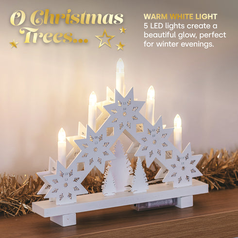 5 LED Christmas Candle Bridge