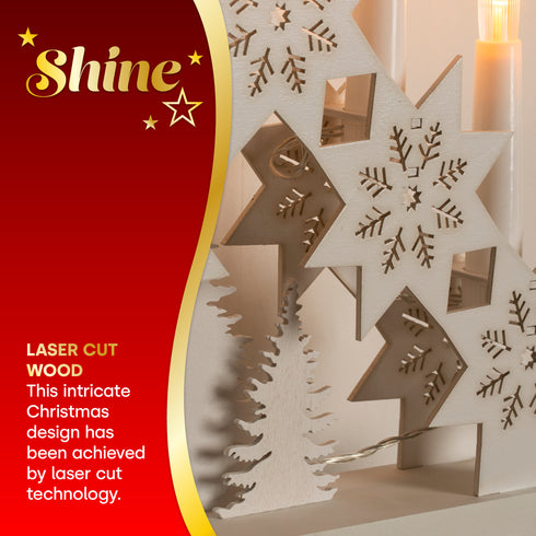 5 LED Christmas Candle Bridge