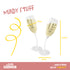 Tipsy Prosecco Glasses - Set of 2