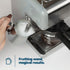 Coffee Machine with Milk Frother - Grey