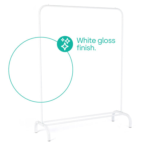 Clothes Storage Rail - White