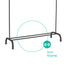 Clothes Storage Rail - Black