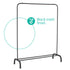Clothes Storage Rail - Black