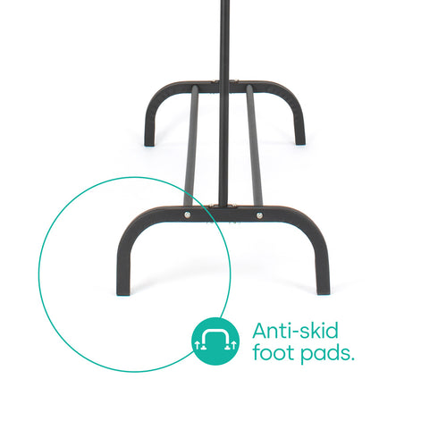 Clothes Storage Rail - Black