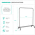 Clothes Storage Rail - Black