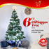 Artificial Snowy Christmas Tree - 6ft
