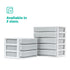 3 Drawer Large Desk Organiser - Grey