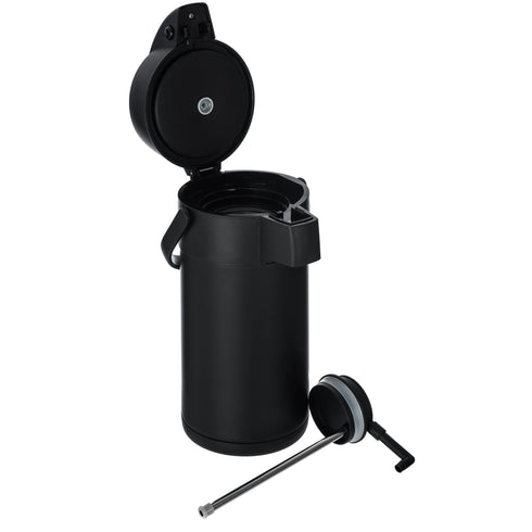 3L Pump Action Vacuum Flask - Black